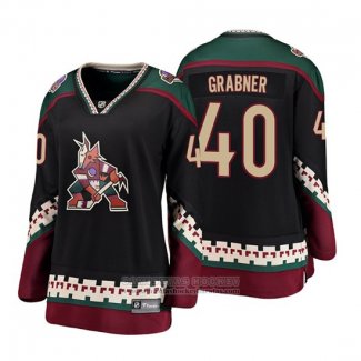 Camiseta Hockey Mujer Arizona Coyotes Michael Grabner Heritage Alterno Breakaway Negro