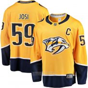 Camiseta Hockey Nashville Predators Roman Josi Primera Breakaway Oro