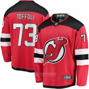 Camiseta Hockey New Jersey Devils Tyler Toffoli Primera Breakaway Rojo