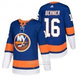 Camiseta Hockey New York Islanders 16 Steve Bernier Autentico Primera 2018 Azul