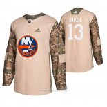 Camiseta Hockey New York Islanders Mathew Barzal Dia De Los Veteranos Camuflaje