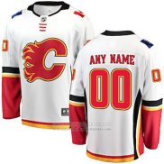 Camiseta Hockey Nino Calgary Flames 2018 Personalizada Blanco