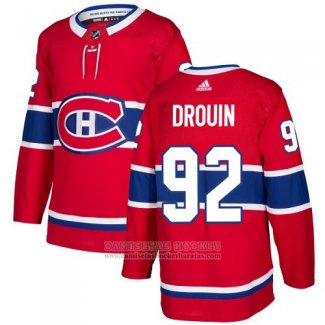 Camiseta Hockey Nino Montreal Canadiens 92 Jonathan Drouin Rojo Primera Autentico Stitched