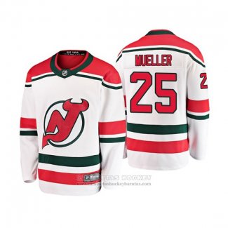 Camiseta Hockey Nino New Jersey Devils Mirco Mueller Alterno Breakaway Blanco