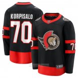 Camiseta Hockey Ottawa Senators Joonas Korpisalo Primera Breakaway Negro