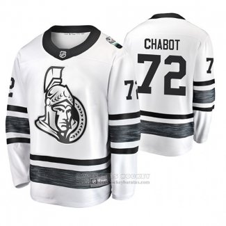 Camiseta Hockey Ottawa Senators Thomas Chabot 2019 All Star Blanco