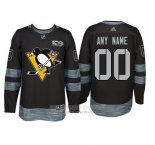 Camiseta Hockey Pittsburgh Penguins Personalizada Negro