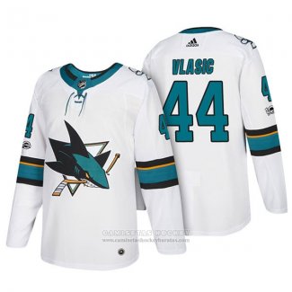 Camiseta Hockey San Jose Sharks 44 Marc-Edouard Vlasic 2018 Blanco