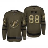 Camiseta Hockey San Jose Sharks 88 Brent Burns Camuflaje Salute To Service