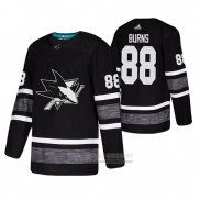 Camiseta Hockey San Jose Sharks Brent Burns 2019 All Star Negro2