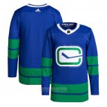 Camiseta Hockey Vancouver Canucks Alterno Autentico Azul