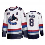 Camiseta Hockey Vancouver Canucks Christopher Tanev Throwback 2000's Night Blanco