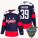 Camiseta Hockey Washington Capitals 39 Alex Chiasson Azul 2018 Stadium Series Autentico