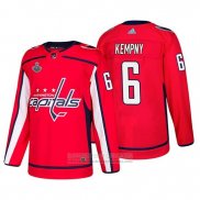 Camiseta Hockey Washington Capitals Michal Kempny Bound Patch Stanley Cup Final Rojo