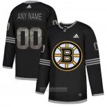 Camiseta Hockey Boston Bruins Personalizada Black Shadow