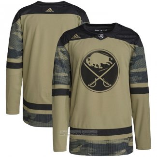 Camiseta Hockey Buffalo Sabres Military Appreciation Team Autentico Practice Camuflaje