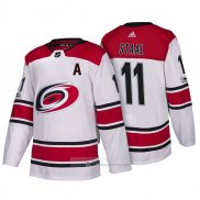 Camiseta Hockey Carolina Hurricanes 11 Jordan Staal New Season Team Road 2018 Blanco