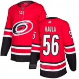 Camiseta Hockey Carolina Hurricanes 56 Erik Haula Primera Autentico Rojo