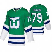 Camiseta Hockey Carolina Hurricanes Micheal Ferland Whalers Night Verde