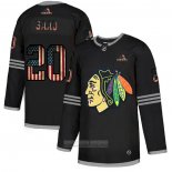 Camiseta Hockey Chicago Blackhawks Brandon Saad 2020 USA Flag Negro