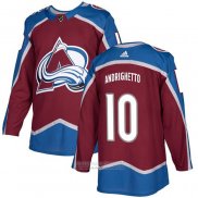 Camiseta Hockey Colorado Avalanche 10 Sven Andrighetto Primera Autentico Rojo