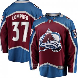 Camiseta Hockey Colorado Avalanche J.T. Compher Primera Breakaway Rojo