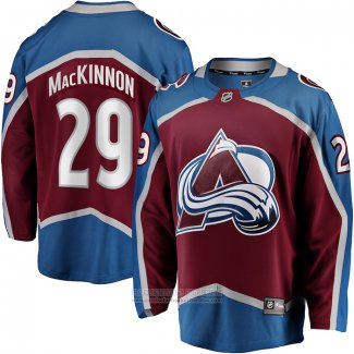 Camiseta Hockey Colorado Avalanche Nathan MacKinnon Primera Breakaway Rojo