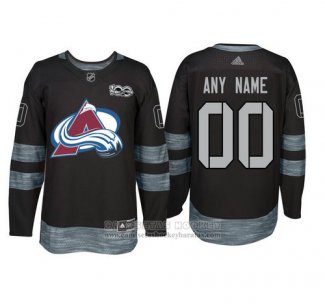 Camiseta Hockey Colorado Avalanche Personalizada Negro