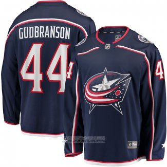 Camiseta Hockey Columbus Blue Jackets Erik Gudbranson Primera Breakaway Azul