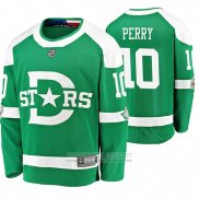 Camiseta Hockey Dallas Stars Corey Perry Breakaway Jugador 2020 Winter Classic Verde