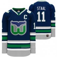 Camiseta Hockey Hartford Whalers Night Jordan Staal Heritage Throwback Azul