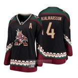 Camiseta Hockey Mujer Arizona Coyotes Niklas Hjalmarsson Heritage Alterno Breakaway Negro