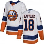 Camiseta Hockey New York Islanders 18 Anthony Beauvillier Road Autentico Blanco