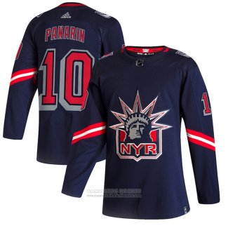 Camiseta Hockey New York Rangers Artemi Panarin Reverse Retro Autentico 2020-21 Azul