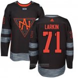 Camiseta Hockey Nino America del Norte Dylan Larkin 71 Premier 2016 World Cup Negro