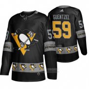 Camiseta Hockey Pittsburgh Penguins Jake Guentzel Team Logo Fashion