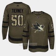 Camiseta Hockey San Jose Sharks Chris Tierney Camuflaje Salute To Service