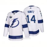 Camiseta Hockey Tampa Bay Lightning 14 Chris Kunitz 2018 Blanco