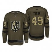 Camiseta Hockey Vegas Golden Knights 49 T.j. Tynan Camuflaje Salute To Service