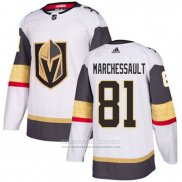 Camiseta Hockey Vegas Golden Knights 81 Jonathan Marchessault Blanco Autentico Stitched