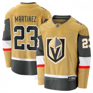 Camiseta Hockey Vegas Golden Knights Alec Martinez Primera Breakaway Oro