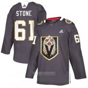 Camiseta Hockey Vegas Golden Knights Mark Stone Dia De Los Muertos Gris