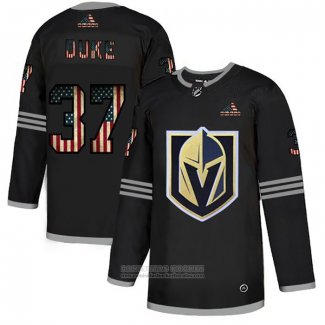 Camiseta Hockey Vegas Golden Knights Reid Duke 2020 USA Flag Negro