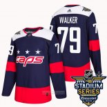 Camiseta Hockey Washington Capitals 79 Nathan Walker Azul 2018 Stadium Series Autentico