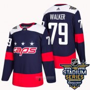 Camiseta Hockey Washington Capitals 79 Nathan Walker Azul 2018 Stadium Series Autentico