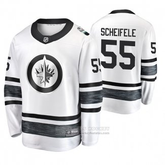 Camiseta Hockey Winnipeg Jets Mark Scheifele 2019 All Star Blanco