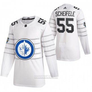 Camiseta Hockey Winnipeg Jets Mark Scheifele Autentico 2020 All Star Blanco