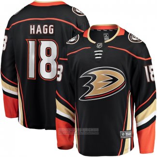 Camiseta Hockey Anaheim Ducks Robert Hagg Primera Breakaway Negro