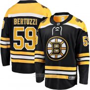 Camiseta Hockey Boston Bruins Tyler Bertuzzi Primera Breakaway Negro