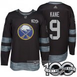 Camiseta Hockey Buffalo Sabres 9 Evander Kane 2017 100 Aniversario Negro